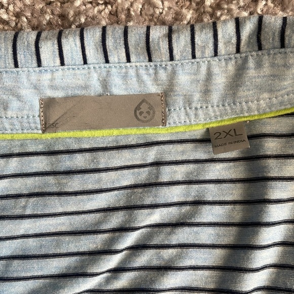 Tasc Performance | Cloud Polo Lightweight Breathable XXL Brookline Stripe Golf - Picture 3 of 6